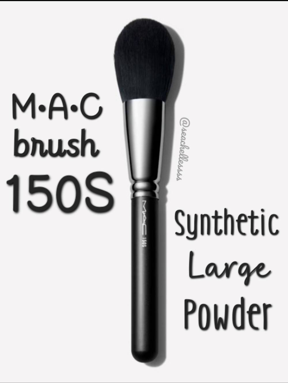 150S Mac Cosmetics Synthetic Large Powder Brush Brand New in Package Authentic